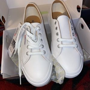 Superga 2750 Nappaleau leather sneakers